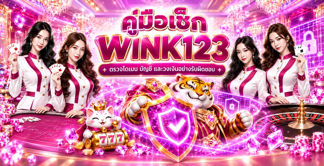 Wink123 ของจริง วิธีเช็กโดเมน บัญชี และความปลอดภัย